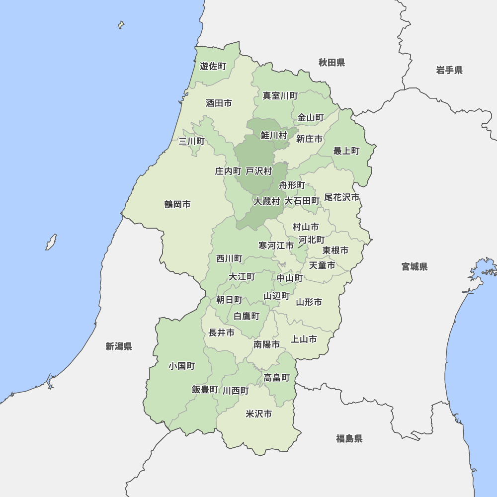 山形県地図