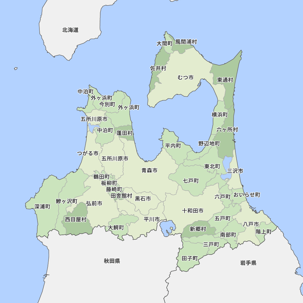 青森県地図